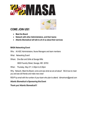 MASA Networking Event